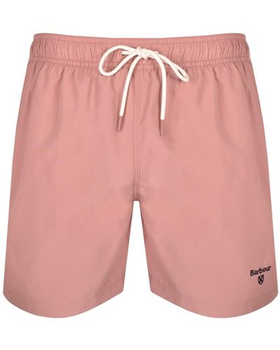 Barbour Staple Logo Swim Shorts - Pink