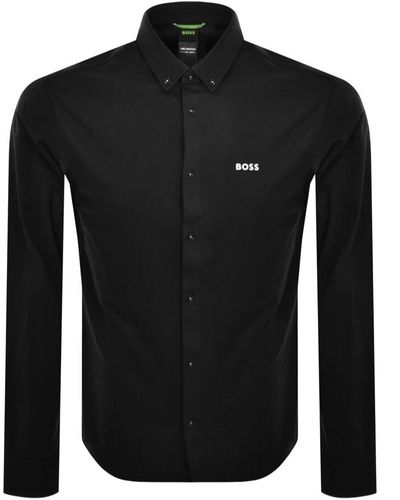 BOSS Boss Motion L Long Sleeved Shirt - Black