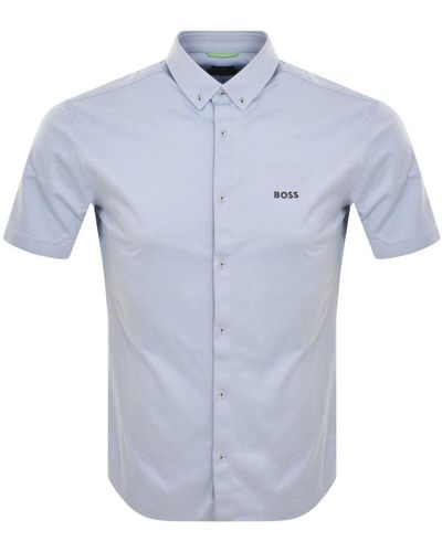 BOSS Boss Biado R Short Sleeved Shirt - Blue