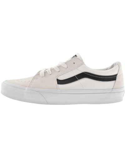 Vans Sk8 Low Canvas Sneakers - White