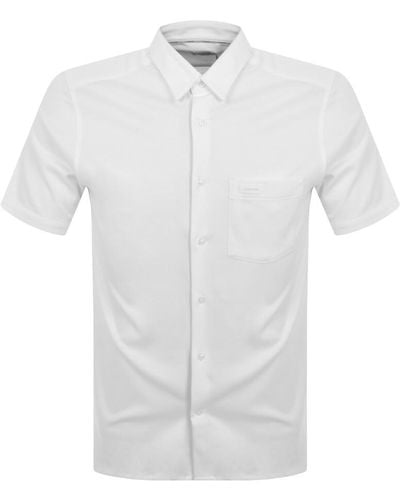 Calvin Klein Smooth Cotton Shirt - White