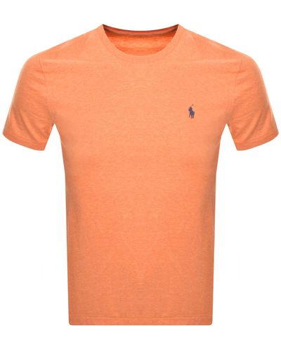 Ralph Lauren Crew Neck T Shirt - Orange