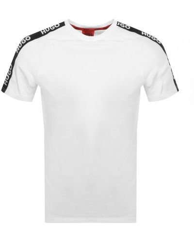 HUGO Loungewear Sporty Logot Shirt - White