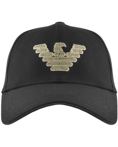 Armani Emporio Baseball Logo Cap - Black