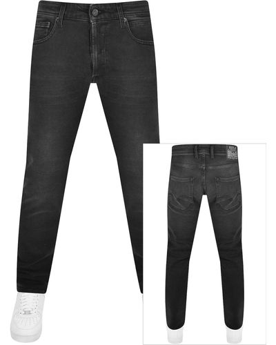 Replay Grover Straight Jeans - Black