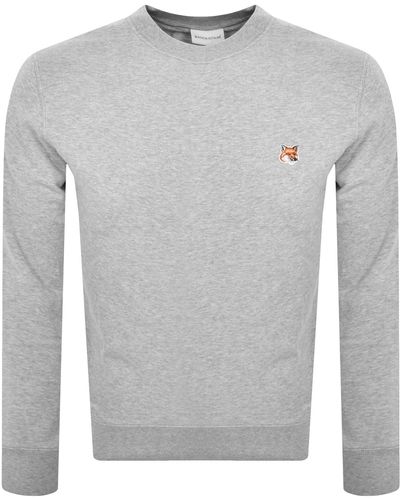 Maison Kitsuné Fox Head Sweatshirt - Gray