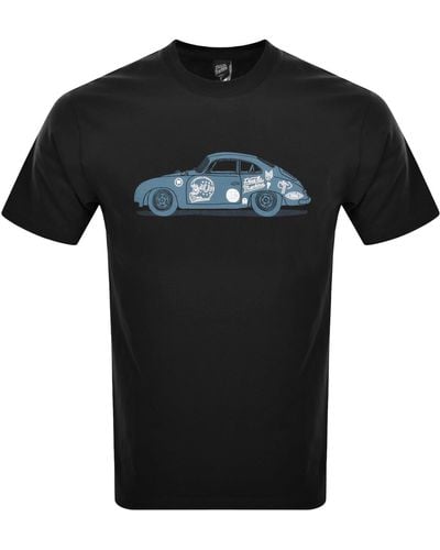 Deus Ex Machina 356 Porsche T Shirt - Black
