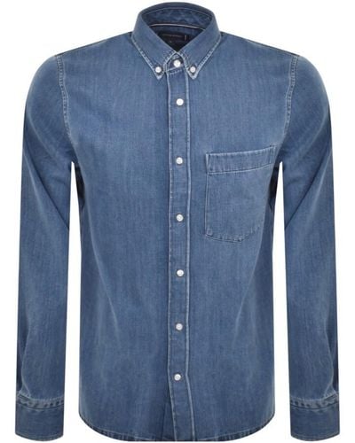 Tommy Hilfiger Denim Long Sleeve Shirt - Blue