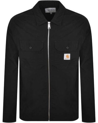 Carhartt Long Sleeve Craft Zip Shirt - Black