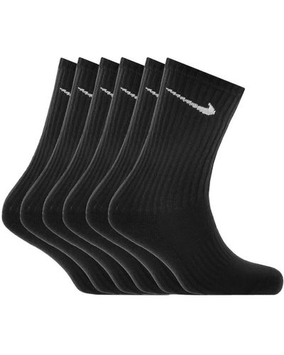 Nike Six Pack Socks - Black