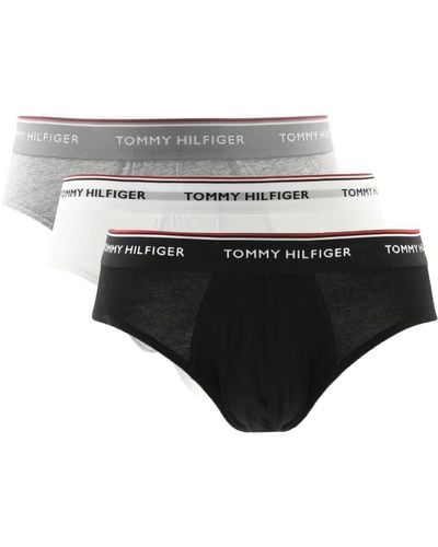 Tommy Hilfiger Underwear 3 Pack Briefs - Gray