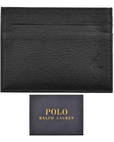 Ralph Lauren Leather Card Holder - Black