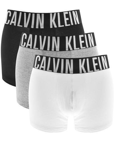 Calvin Klein Underwear 3 Pack Trunks - Black