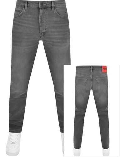 HUGO 634 Tapered Fit Jeans - Grey