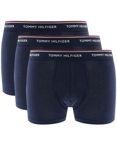 Tommy Hilfiger Underwear 3 Pack Trunks - Blue