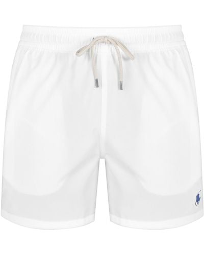 Ralph Lauren Traveler Swim Shorts - White