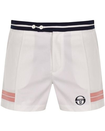 Sergio Tacchini Supermac Tennis Shorts - White