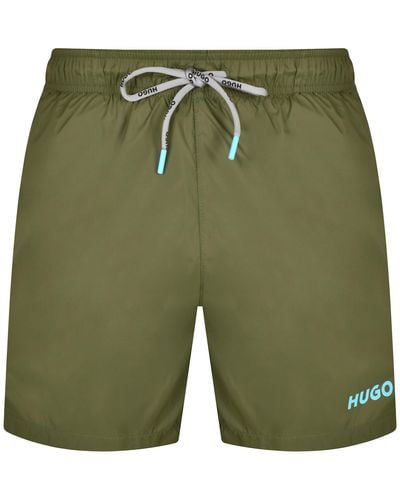 HUGO Hati Swim Shorts - Green
