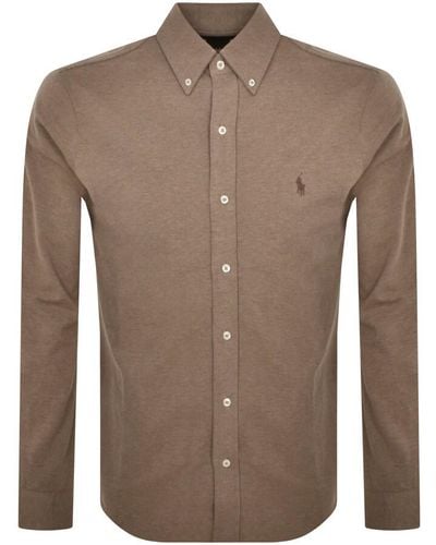 Ralph Lauren Long Sleeve Shirt - Brown