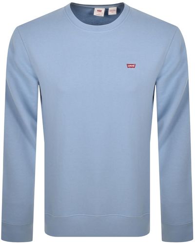 Levi's Original Crew Neck Sweatshirt - Blue