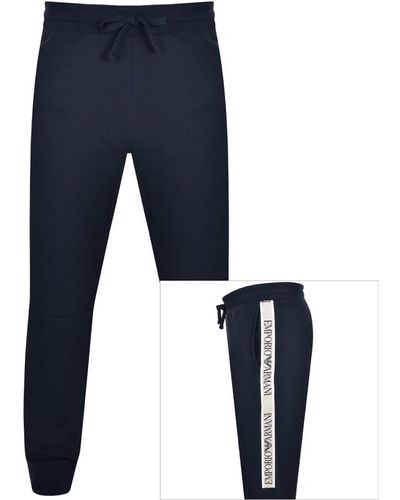 Armani Emporio Lounge jogging Bottoms - Blue