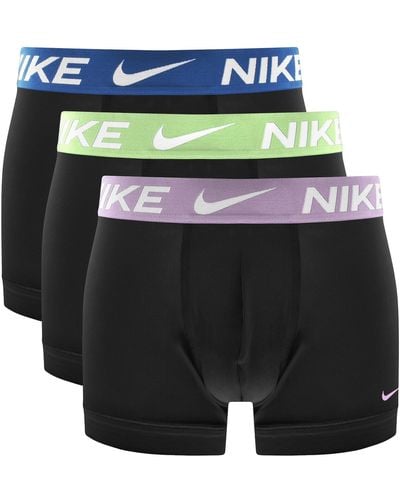 Nike Logo 3 Pack Trunks - Black