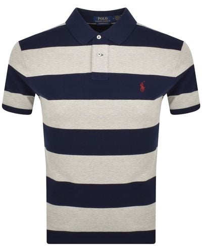 Ralph Lauren Classic Slim Fit Polo T Shirt - Blue