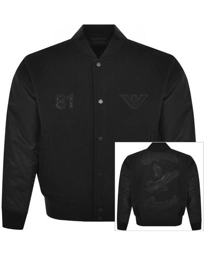 Armani Emporio Bomber Jacket - Black