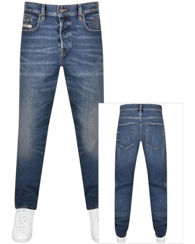 DIESEL D Viker Reguar Fit Jeans Mid Wash - Blue