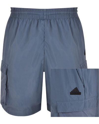 adidas Originals Adidas Sportswear Logo Shorts - Blue