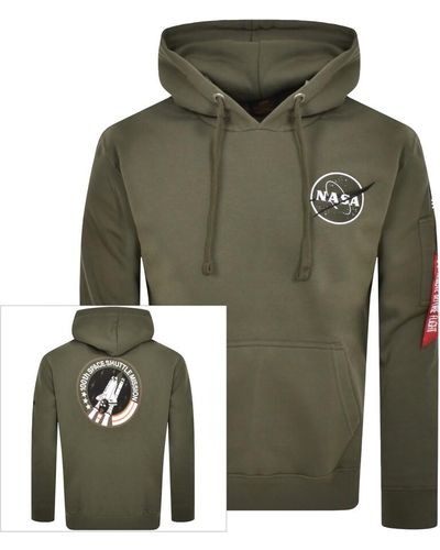 Alpha Industries Space Shuttle Hoodie - Green