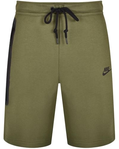 Nike Sportswear Tech Fleece Logo Shorts - Green