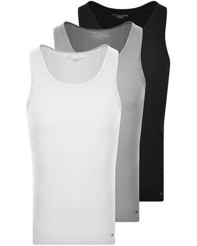 Tommy Hilfiger Underwear Three Pack Vests - White