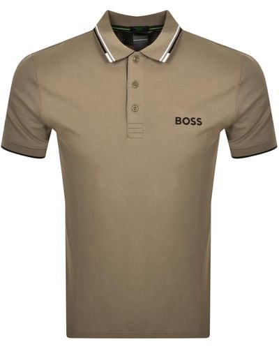 BOSS Boss Paddy Pro Polo T Shirt - Green