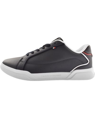 Tommy Hilfiger Leather Trainers - Black