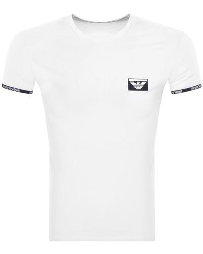 Armani Emporio Lounge T Shirt - White