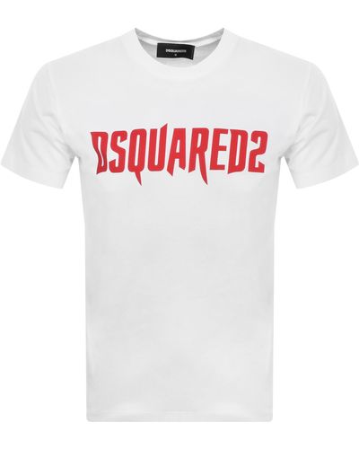 DSquared² Cool Fit T Shirt - White
