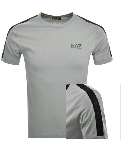 EA7 Emporio Armani Logo T Shirt - Grey