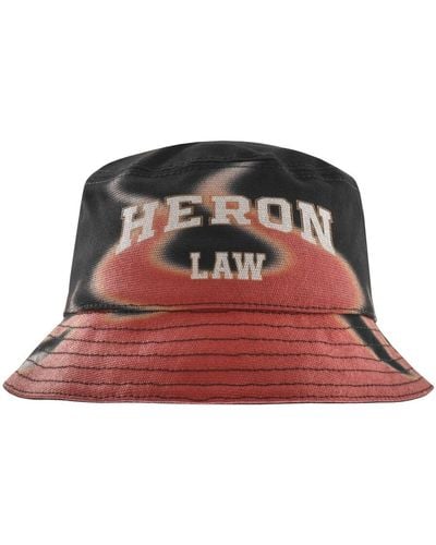 Heron Preston Flames Bucket Hat - Red