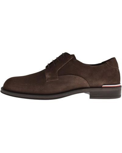 Tommy Hilfiger Classic Suede Shoes - Brown