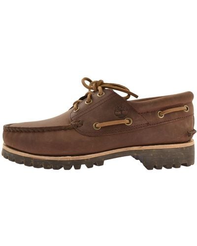 Timberland Authentic Boat Shoes - Brown