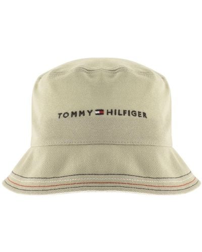 Tommy Hilfiger Skyline Bucket Hat - Natural