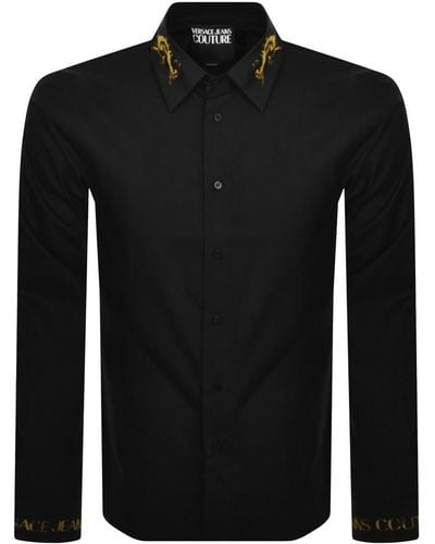 Versace Couture Slim Long Sleeve Shirt - Black