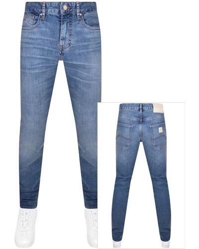 Armani Exchange J14 Skinny Fit Jeans - Blue