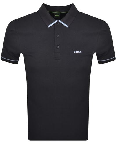 BOSS Boss Paule Polo T Shirt - Black