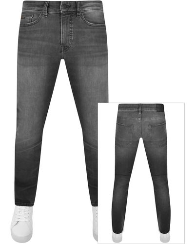 BOSS Boss Delaware Slim Fit Jeans - Grey