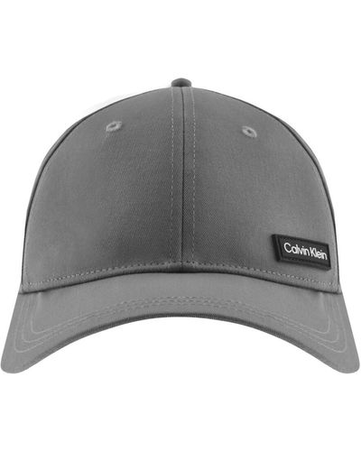 Calvin Klein Patch Logo Cap - Gray