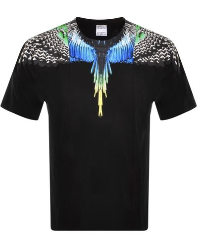 Marcelo Burlon Feather T Shirt - Black