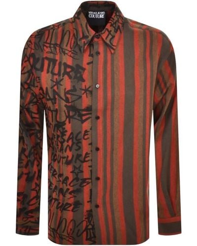 Versace Jeans Couture Couture Long Sleeve Shirt - Brown