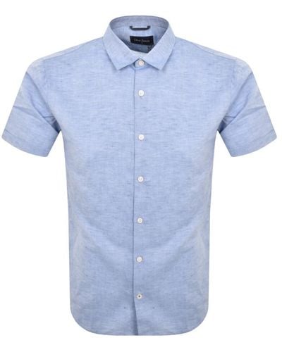 Oliver Sweeney Eakring Short Sleeve Shirt - Blue